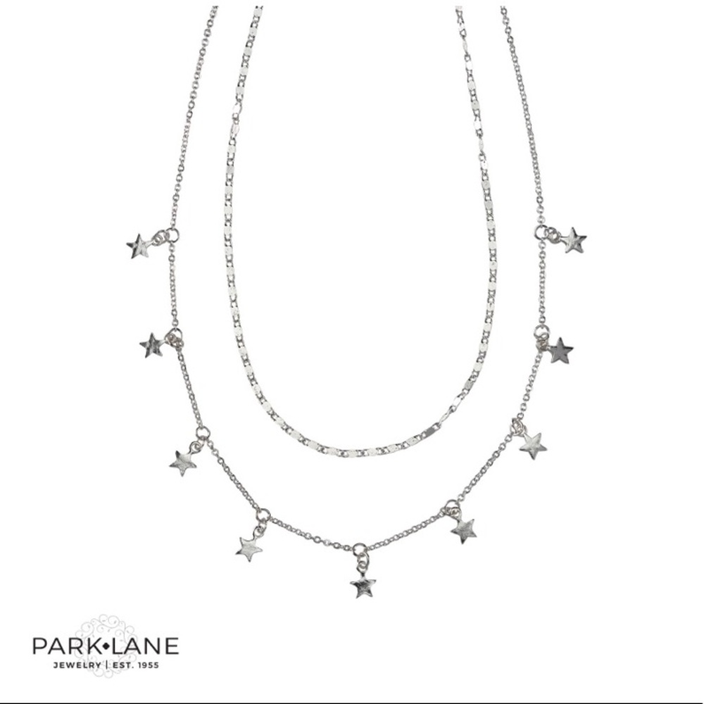 Park Lane Starburst Silver Necklace